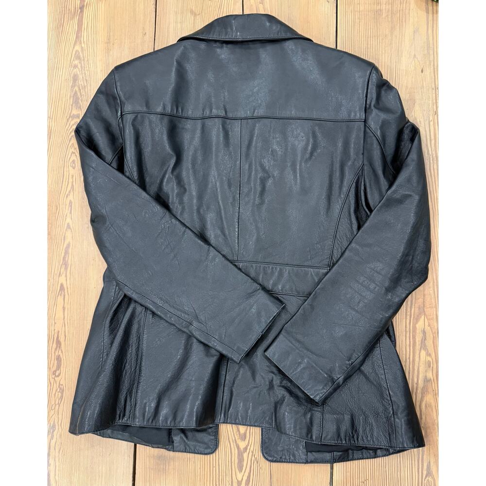 Women's‎ Wilsons Leather Jacket Soft Medium Black - Picture 7 of 7